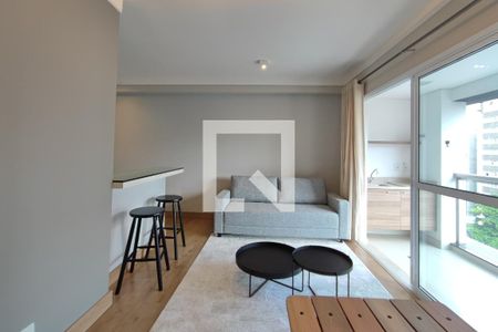 Sala de apartamento para alugar com 1 quarto, 57m² em Centro, Campinas