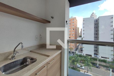 Varanda gourmet de apartamento para alugar com 1 quarto, 57m² em Centro, Campinas