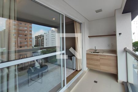 Varanda gourmet de apartamento para alugar com 1 quarto, 57m² em Centro, Campinas