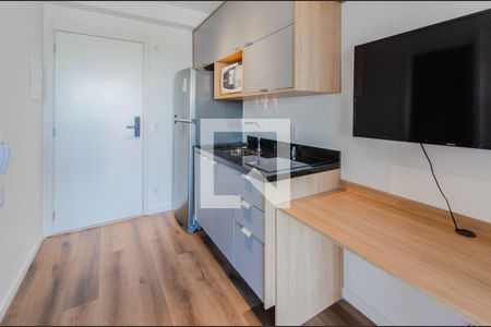Cozinha de kitnet/studio para alugar com 1 quarto, 25m² em Vila Mariana, São Paulo