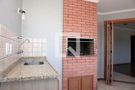 Sala de Jantar com Churrasqueira de apartamento para alugar com 3 quartos, 130m² em Jardim Botânico, Porto Alegre