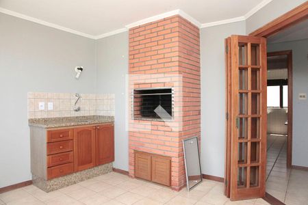 Sala de Jantar com Churrasqueira de apartamento para alugar com 3 quartos, 130m² em Jardim Botânico, Porto Alegre