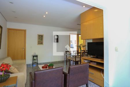 Sala de apartamento para alugar com 3 quartos, 90m² em Lourdes, Belo Horizonte