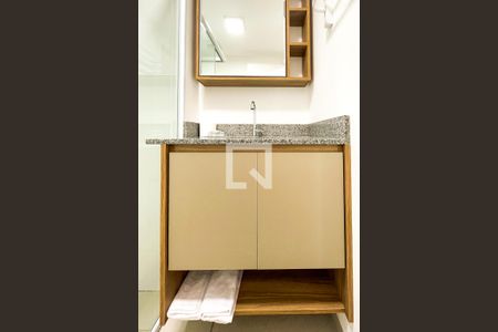 Studio para alugar com 24m², 1 quarto e sem vaga Studio para alugar com 24m², 1 quarto e sem vagaBanheiro
