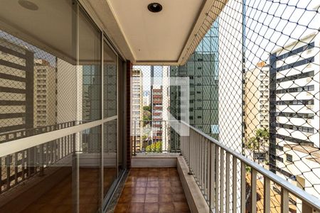Varanda de apartamento para alugar com 3 quartos, 107m² em Higienópolis, São Paulo