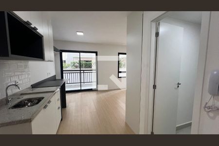 Cozinha de kitnet/studio para alugar com 1 quarto, 28m² em Pinheiros, São Paulo