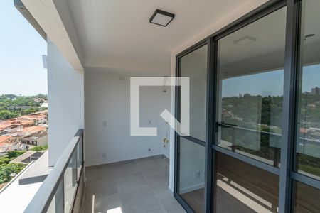Varanda Sala de Estar/Jantar  de apartamento para alugar com 2 quartos, 59m² em Nova Campinas, Campinas