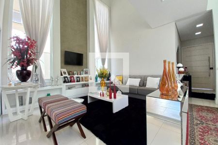 Sala de casa de condomínio à venda com 3 quartos, 268m² em Swiss Park, Campinas