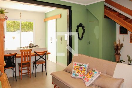 Sala de casa de condomínio para alugar com 2 quartos, 170m² em Vila Boa Esperança, Valinhos