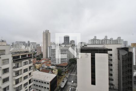 Vista da Sala de apartamento à venda com 2 quartos, 34m² em Bela Vista, São Paulo