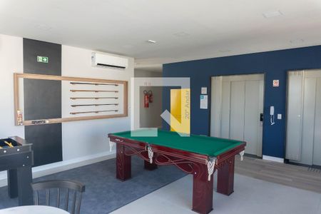Apartamento à venda com 24m², 1 quarto e sem vaga Apartamento à venda com 24m², 1 quarto e sem vagaÁrea comum - Salão de jogos