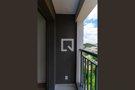 Varanda da Sala de apartamento à venda com 1 quarto, 28m² em Vila Independência, São Paulo
