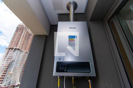 Varanda da Sala de apartamento à venda com 1 quarto, 28m² em Vila Independência, São Paulo