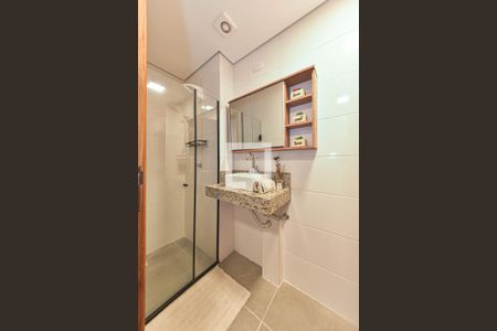 Banheiro Social de kitnet/studio à venda com 1 quarto, 25m² em Chácara Santo Antônio (zona Sul), São Paulo