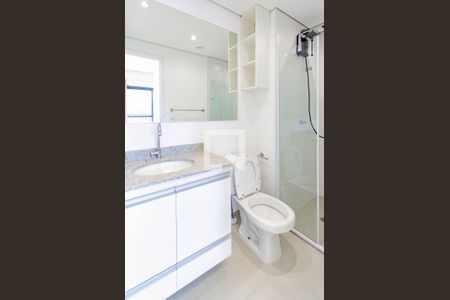 Banheiro de kitnet/studio para alugar com 1 quarto, 33m² em Ipiranga, São Paulo