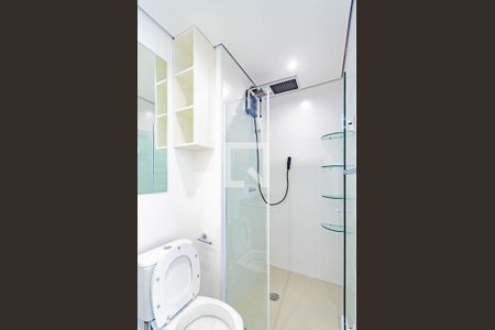 Banheiro de kitnet/studio para alugar com 1 quarto, 33m² em Ipiranga, São Paulo