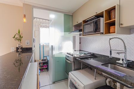 Apartamento à venda com 58m², 3 quartos e 1 vagaCozinha e área de serviço