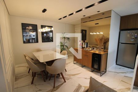 Apartamento à venda com 108m², 3 quartos e 2 vagasSala integrada com Cozinha e Área Gourmet