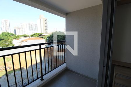 Varanda da Sala de kitnet/studio à venda com 1 quarto, 31m² em Moema, São Paulo