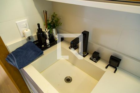 Casa à venda com 140m², 3 quartos e 2 vagas Casa à venda com 140m², 3 quartos e 2 vagasBanheiro da Suíte 1 - Pia