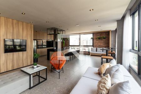 Studio à venda com 27m², 1 quarto e sem vaga Studio à venda com 27m², 1 quarto e sem vagaÁrea Comum - Gourmet