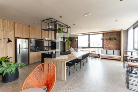 Studio à venda com 27m², 1 quarto e sem vaga Studio à venda com 27m², 1 quarto e sem vagaÁrea Comum - Gourmet