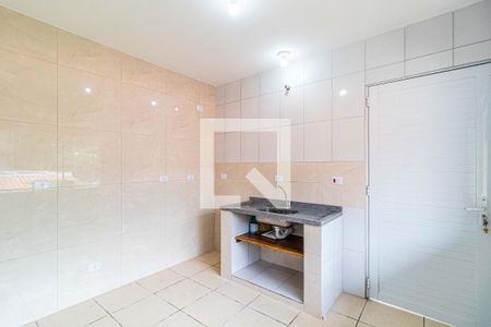 Cozinha de casa para alugar com 1 quarto, 40m² em Jardim Dracena, São Paulo