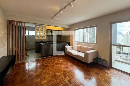 Sala de apartamento à venda com 2 quartos, 65m² em Vila Nova Conceição, São Paulo