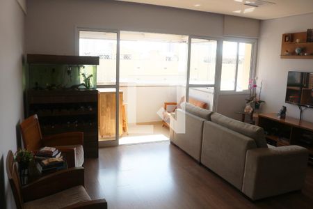 Sala de apartamento para alugar com 3 quartos, 103m² em Santa Maria, São Caetano do Sul