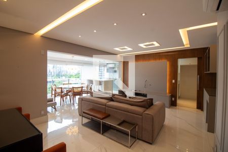 Sala de apartamento à venda com 3 quartos, 132m² em Vila Gertrudes, São Paulo