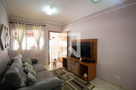 Sala de casa de condomínio para alugar com 2 quartos, 72m² em Vila Carmosina, São Paulo