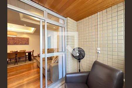 Varanda de apartamento à venda com 3 quartos, 92m² em Funcionários, Belo Horizonte