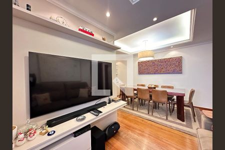 Sala de apartamento à venda com 3 quartos, 92m² em Funcionários, Belo Horizonte