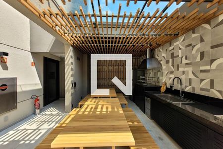 Studio à venda com 35m², 1 quarto e sem vaga Studio à venda com 35m², 1 quarto e sem vagaÁrea comum - Churrasqueira