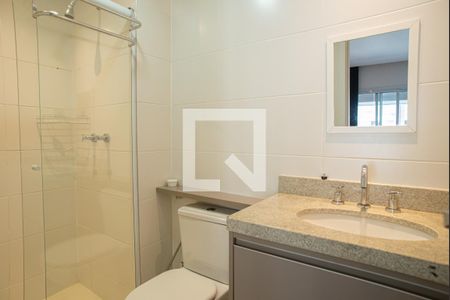 Banheiro de kitnet/studio para alugar com 1 quarto, 35m² em Consolação, São Paulo