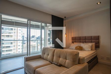 Sala/Quarto de kitnet/studio para alugar com 1 quarto, 35m² em Consolação, São Paulo