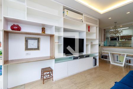 Sala de apartamento à venda com 2 quartos, 75m² em Cidade Monções, São Paulo