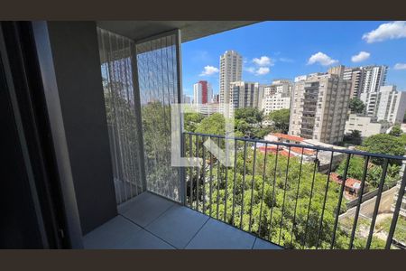 Apartamento para alugar com 63m², 1 quarto e 1 vagaVaranda da suite 