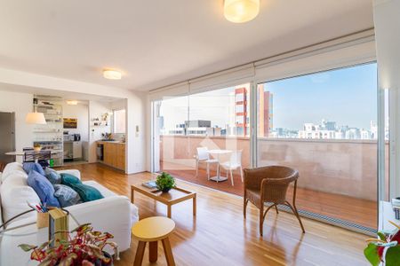 Sala de apartamento para alugar com 1 quarto, 80m² em Pinheiros, São Paulo