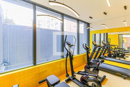 Studio à venda com 25m², 1 quarto e sem vaga Studio à venda com 25m², 1 quarto e sem vagaAcademia