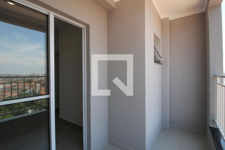 Varanda da Sala de apartamento para alugar com 2 quartos, 60m² em Vila Carvalho, Sorocaba