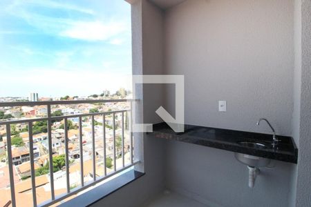 Varanda da Sala de apartamento para alugar com 2 quartos, 60m² em Vila Carvalho, Sorocaba