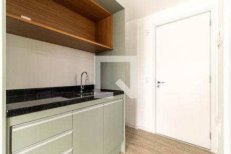 Cozinha de kitnet/studio para alugar com 1 quarto, 27m² em Vila Buarque, São Paulo