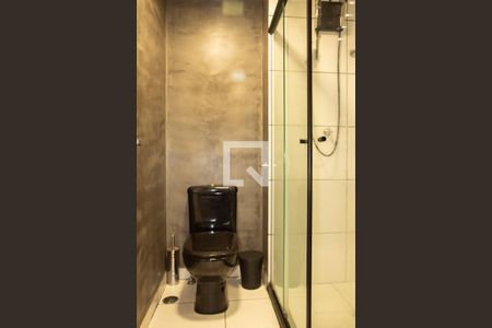 Banheiro Social de kitnet/studio à venda com 1 quarto, 25m² em Mirandópolis, São Paulo