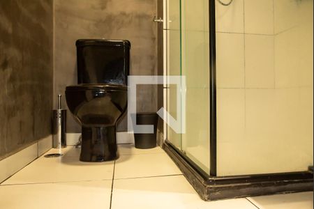 Banheiro Social de kitnet/studio à venda com 1 quarto, 25m² em Mirandópolis, São Paulo