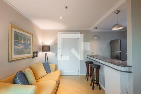 Sala de apartamento à venda com 1 quarto, 40m² em Jardim Paulista, São Paulo