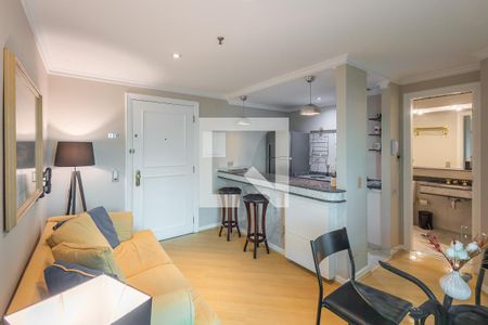 Sala de apartamento à venda com 1 quarto, 40m² em Jardim Paulista, São Paulo