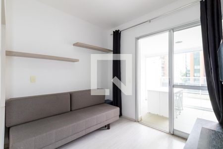 Sala de apartamento para alugar com 1 quarto, 46m² em Indianópolis, São Paulo