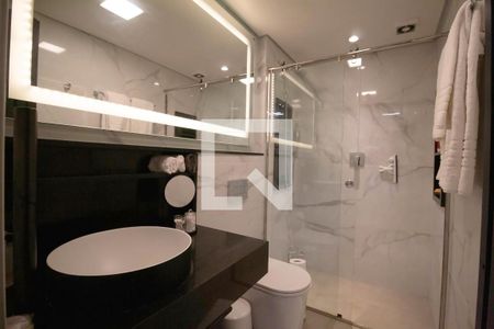 Studio para alugar com 40m², 1 quarto e 1 vaga Studio para alugar com 40m², 1 quarto e 1 vagaBanheiro