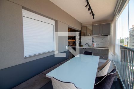 Sala de Jantar Gourmet de apartamento à venda com 2 quartos, 65m² em Vila Cordeiro, São Paulo